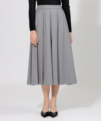 ウールフラノ フレアスカート