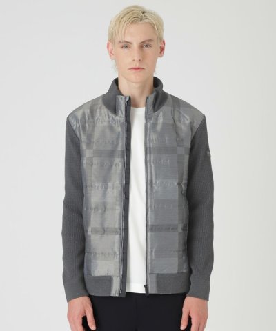 ファブリックコンビニットブルゾン