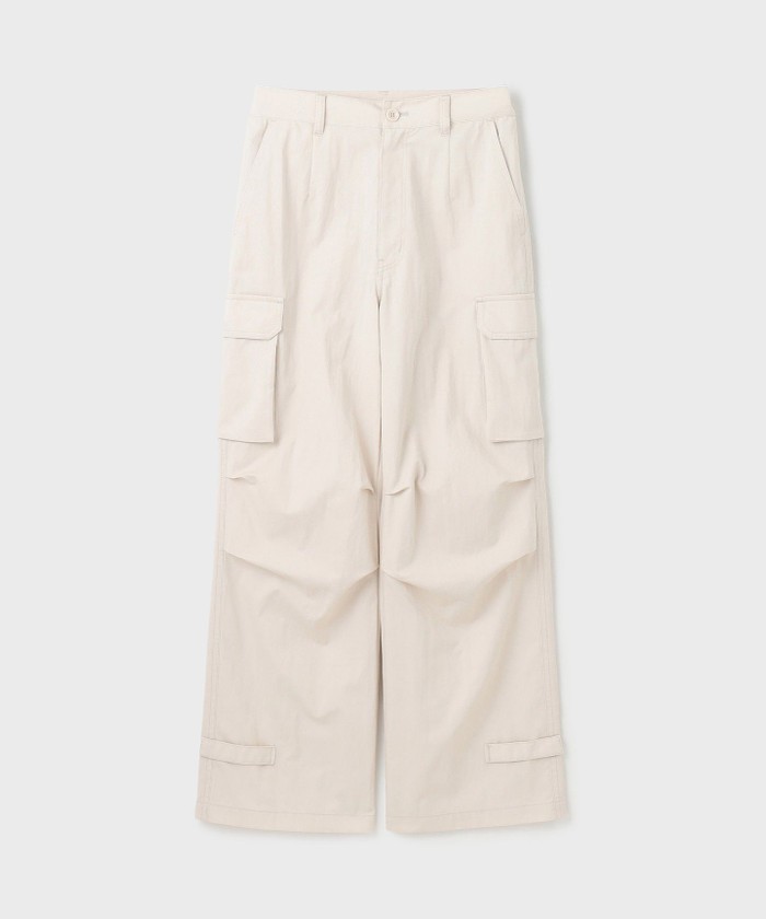 GRACECONTINENTAL ツイルカーゴパンツ キナリ 38 GRACECONTINENTAL ツイルカーゴパンツ キナリ 38