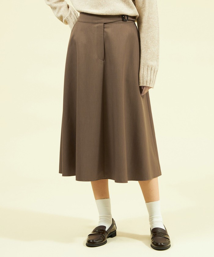マッキントッシュ フィロソフィー 36 フェイクレザーフレアスカート フェイクレザーフレアスカート(スカート)｜MACKINTOSH