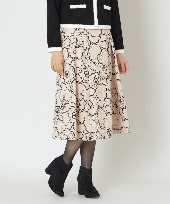 TO BE CHIC ベージュ　スカート ベージュ系｜Aラインスカート｜TO BE CHIC(トゥー ビー シック
