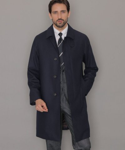 【DUNFORD】【Loro Piana Fabric】ウールツイルステンカラー
