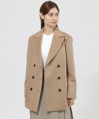 【Precious掲載】ウールカシミヤビーバー　ピーコート