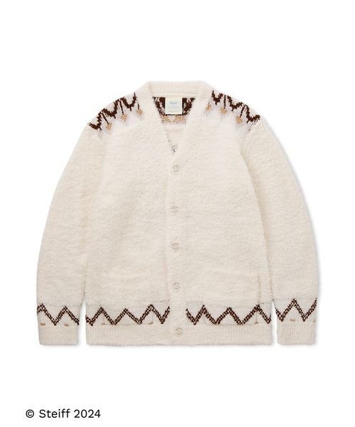 Steiff】【HOMME】フェアアイル柄カーディガン(506981543)｜HANKYU 