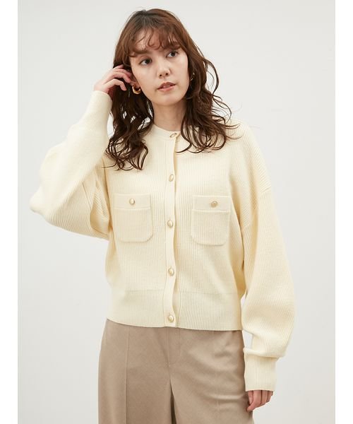 SET UP金釦クルーネックニットカーディガン(506988560)｜阪急百貨店  