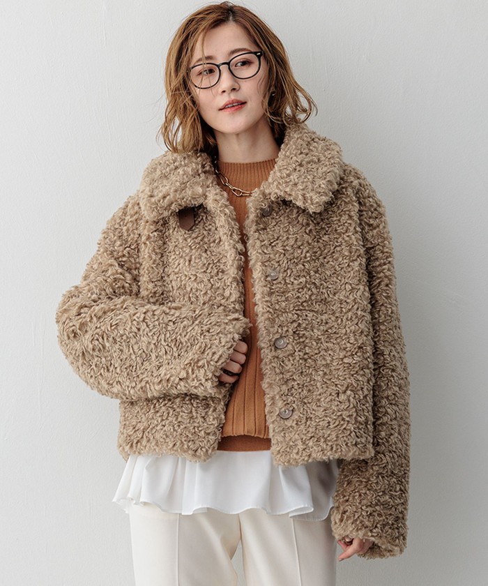 ECOPEL カーリーファー ブルゾン(506989130)｜阪急百貨店公式通販