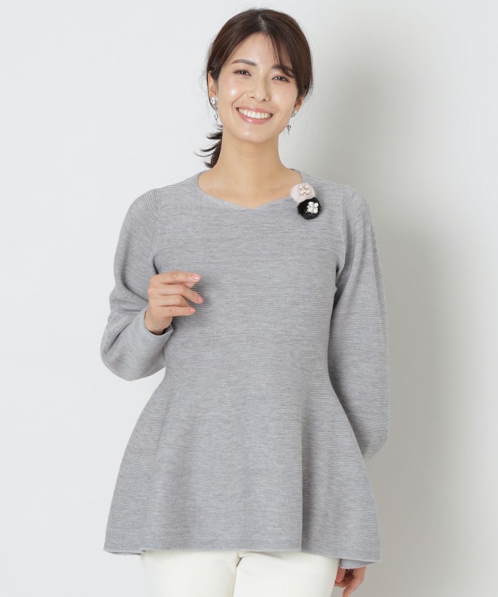 グレー系｜ニット・セーター｜TO BE CHIC(トゥー ビー シック