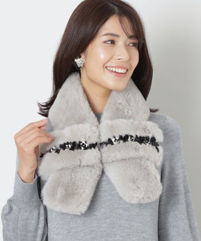 【大人百花 掲載】リュバンフェイクファー ティペット