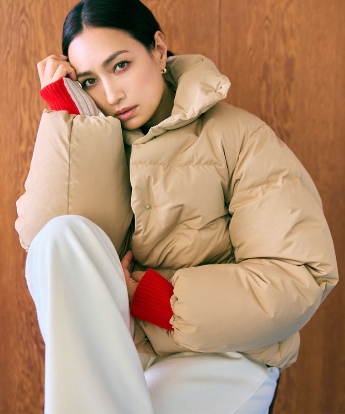 BEIGE LACAN / ドロスト付きショートダウン 32 BEIGE LACAN / ドロスト付きショートダウン 32