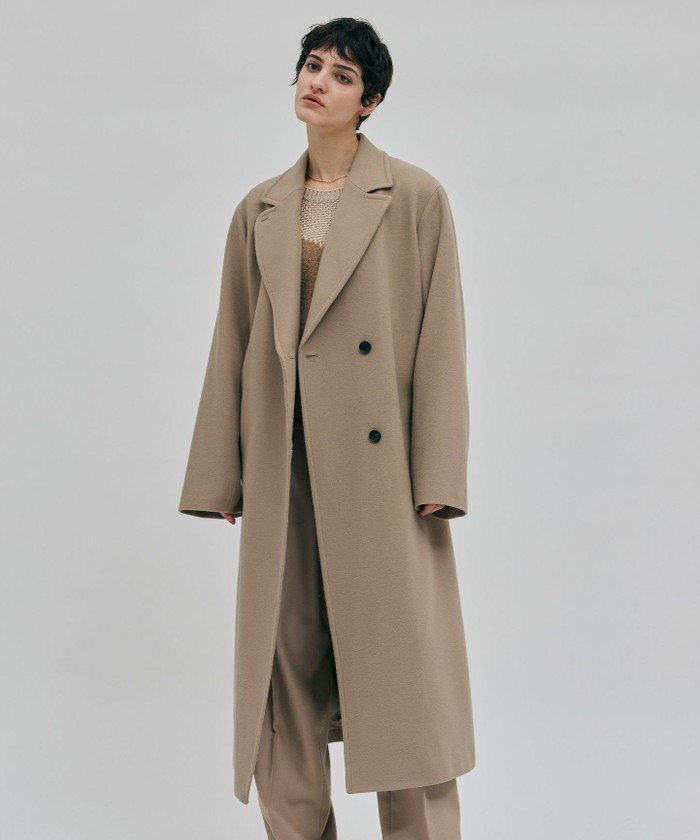 BEIGE ベイジ フード付きコート　白 アイボリー　日本製 AP7623EW09890_fw_thumbM.jpg
