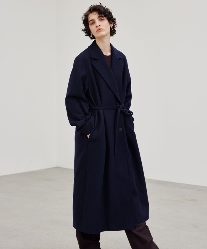 BEIGE GABELLE / ロング丈チェスターウールコート NAVY 2 BEIGE GABELLE / ロング丈チェスターウールコート NAVY 2