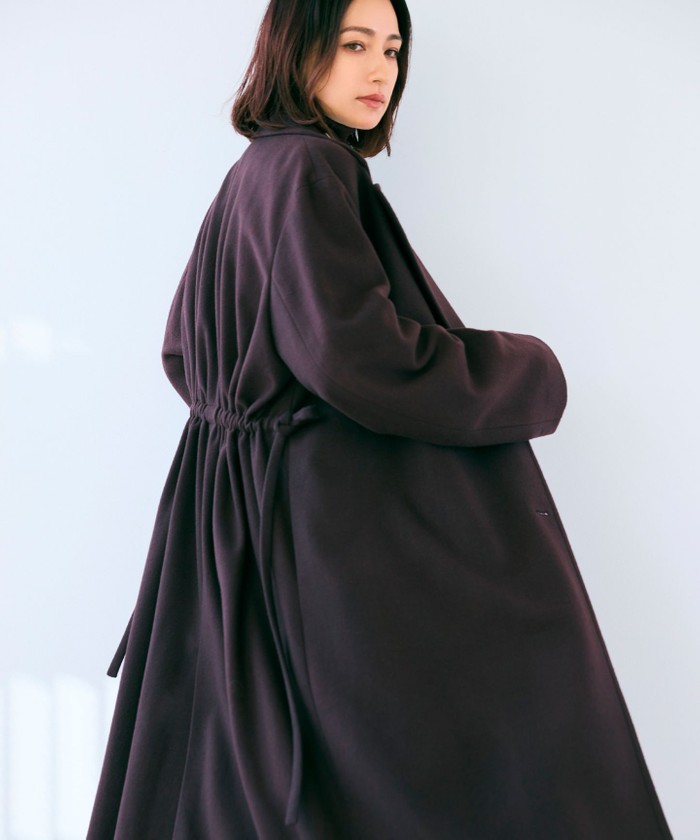 BEIGE GABELLE / ロング丈チェスターウールコート BORDEAUX 4 BEIGE GABELLE / ロング丈チェスターウールコート BORDEAUX 4