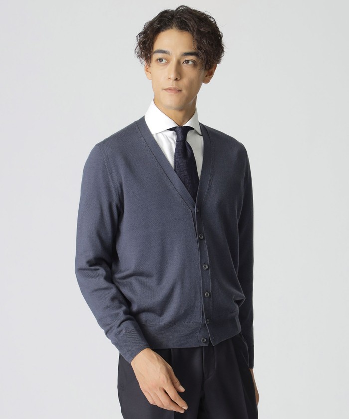 美品　ポールスチュアート　メンズS EASTGATE MODEL」SUPER150's ストライプ柄スーツ/セットアップ(スーツ