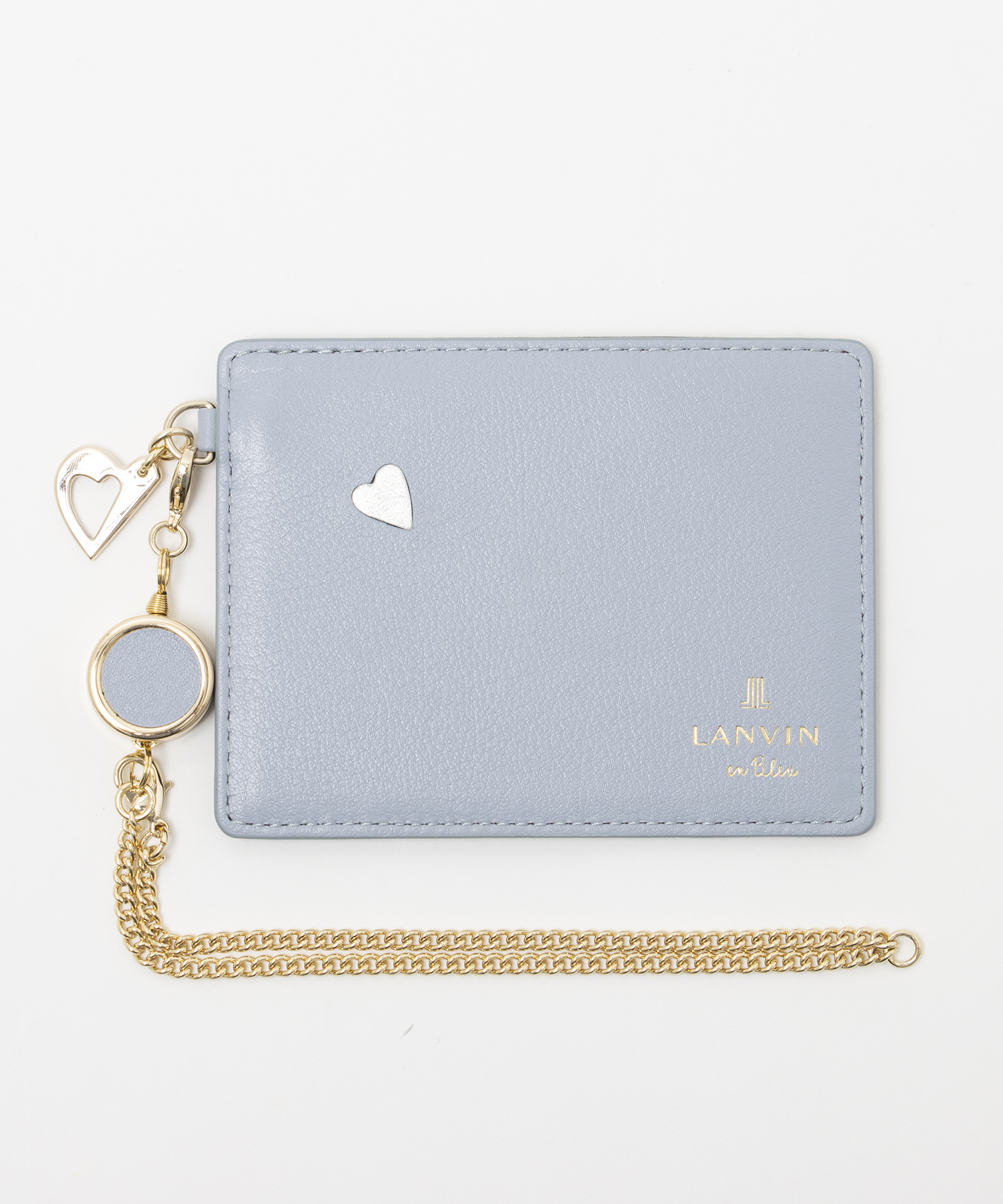 LANVINenBleu(バッグ) カルラ リール付きパスケース ネイビー F LANVINenBleu(バッグ) カルラ リール付きパスケース ネイビー F