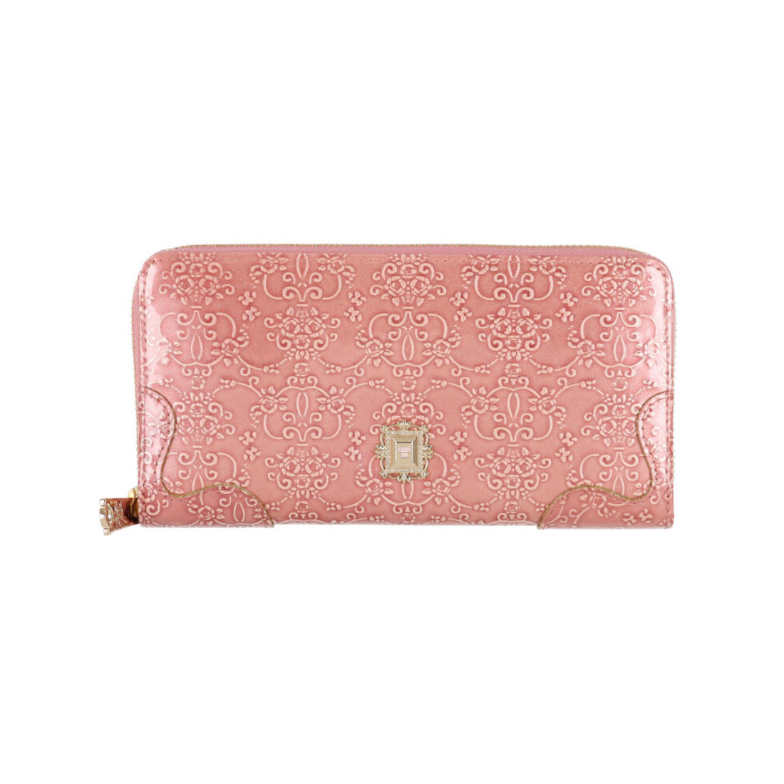 ANNASUI(バッグ) ルーミー ラウンドファスナー長財布 ピンク F ANNASUI(バッグ) ルーミー ラウンドファスナー長財布 ピンク F