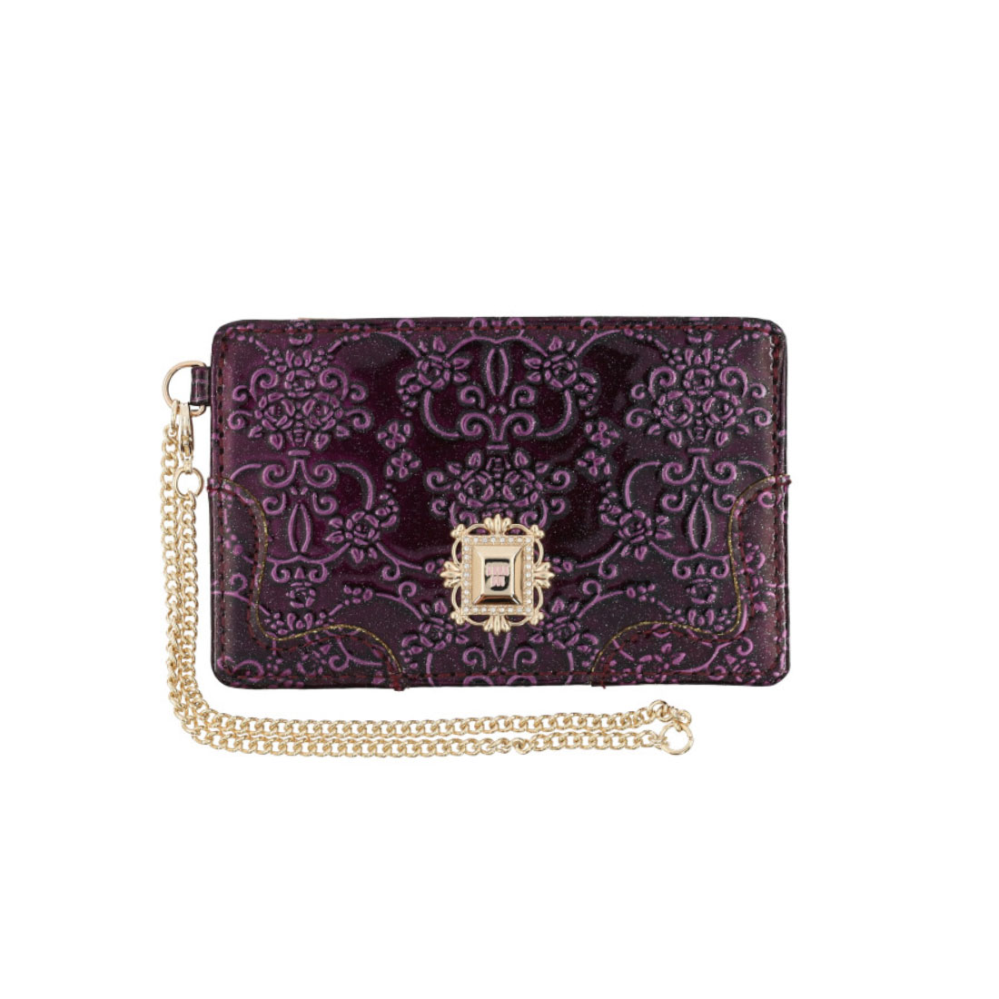 ANNASUI(バッグ) ルーミー パスケース パープル F ANNASUI(バッグ) ルーミー パスケース パープル F