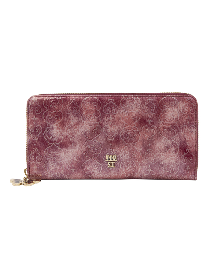ANNASUI(バッグ) ローズハート ラウンド長財布 ロゼ F ANNASUI(バッグ) ローズハート ラウンド長財布 ロゼ F