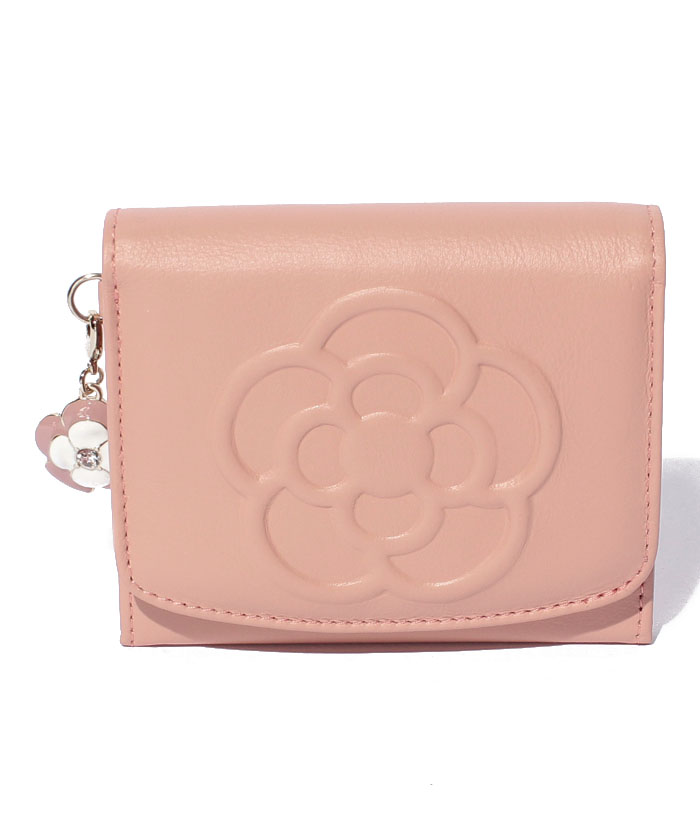 CLATHAS ワッフル 2つ折り財布 ピンク F CLATHAS ワッフル 2つ折り財布 ピンク F