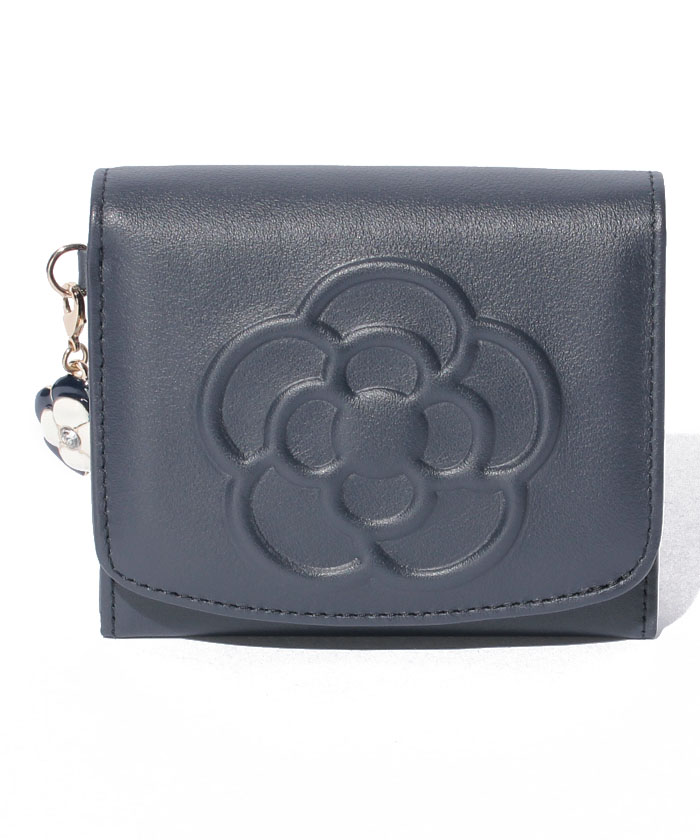 CLATHAS ワッフル 2つ折り財布 ネイビー F CLATHAS ワッフル 2つ折り財布 ネイビー F