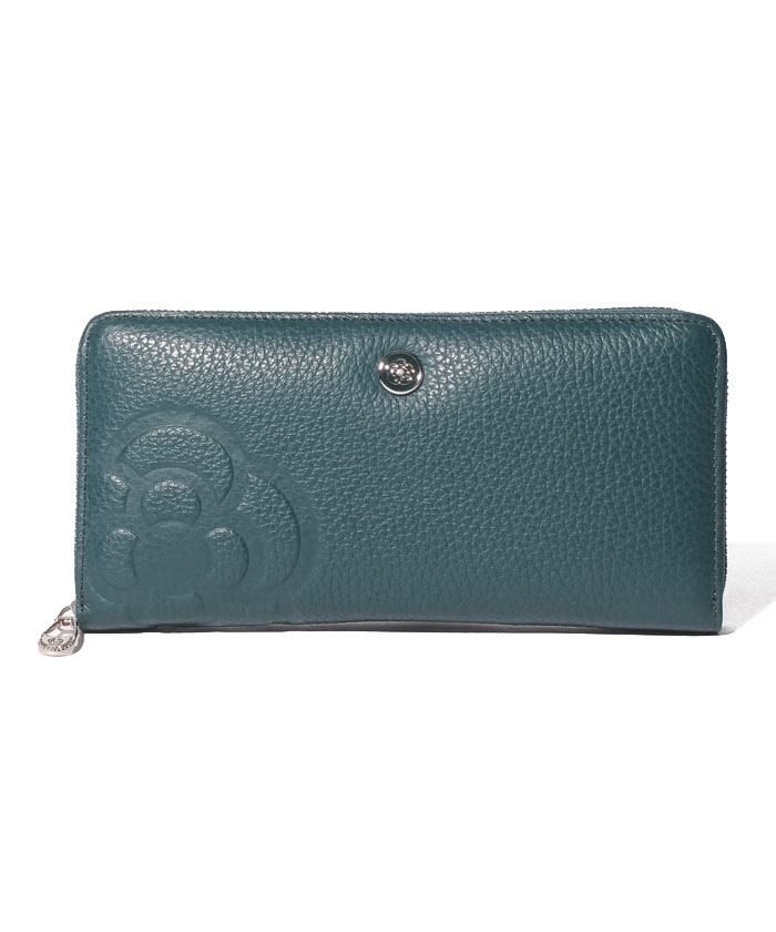 CLATHAS ラデュレII ラウンドファスナー長財布 グリーン F CLATHAS ラデュレII ラウンドファスナー長財布 グリーン F