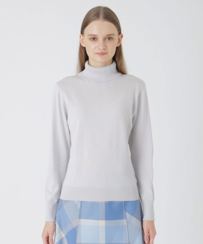 ウォッシャブルウールタートルネックプルオーバー