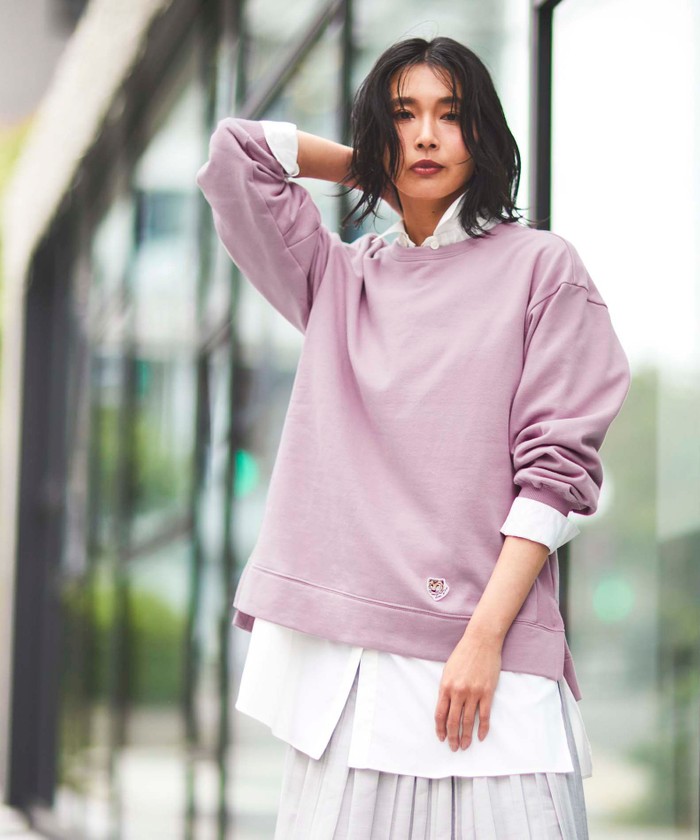 【美品】EVEX エベックス　シャツ L】【ウォッシャブル】イニシャルアニマルプリントTシャツ