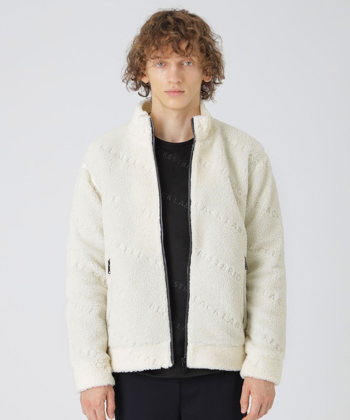 BLACK lab.】エンボスロゴボアブルゾン(506896763)｜HANKYU MEN'S