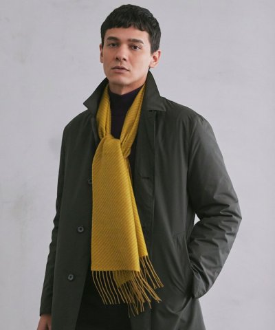 ウールカシミヤ　カルゼマフラー