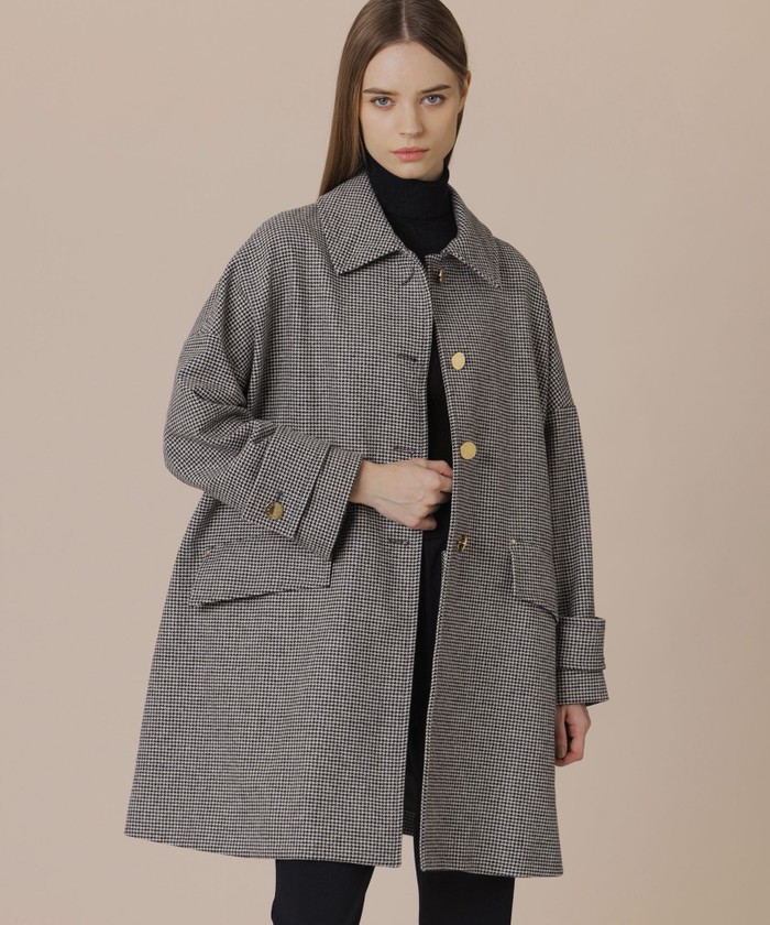 ハウンドトゥース柄ウールジャケット ハウンドトゥース柄 ジャケット | MILA SCHON MILANO (Men)/ミラ