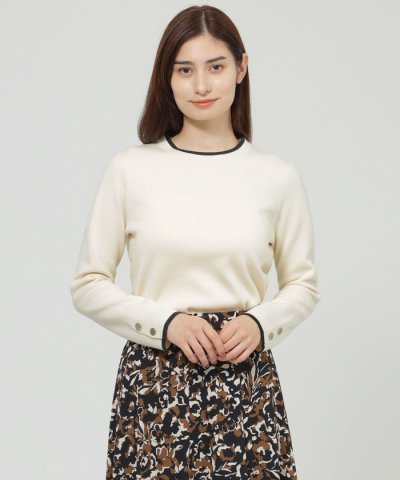 ダブルフェイスウォッシャブルウール　プルオーバー