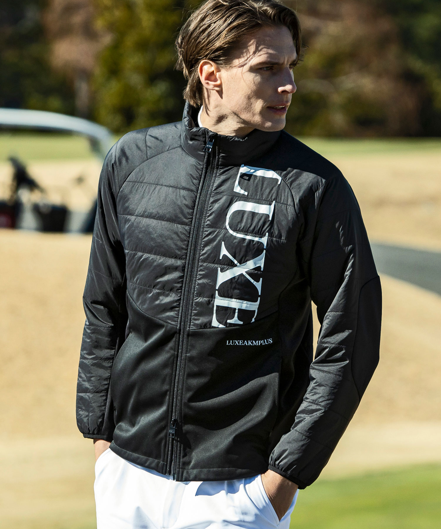 ブラック系｜ブルゾン｜リュクスエイケイエムプラス(LUXEAKMPLUS