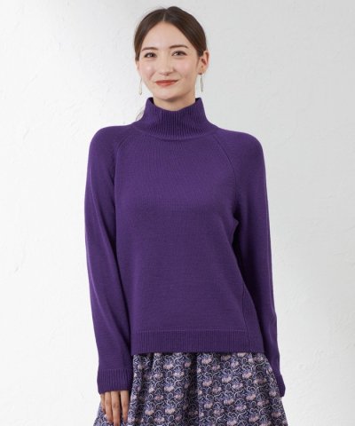 シルクミックスプルオーバーニット