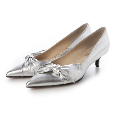 サイドリボンポインテットパンプス