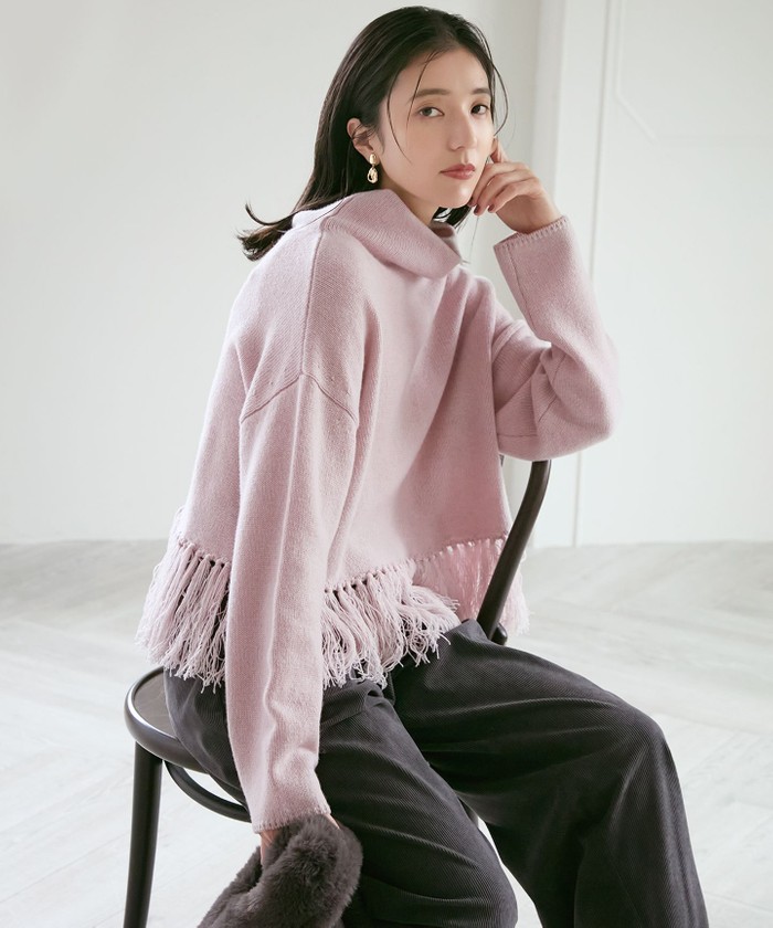 ピンク系｜ニット・セーター｜23区 (Lサイズ)(ニジュウサンク Lサイズ