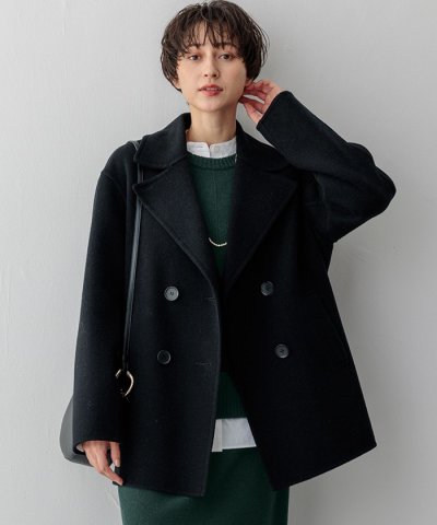 【滝沢眞規子さん着用】MANTECOPureリバー Pコート