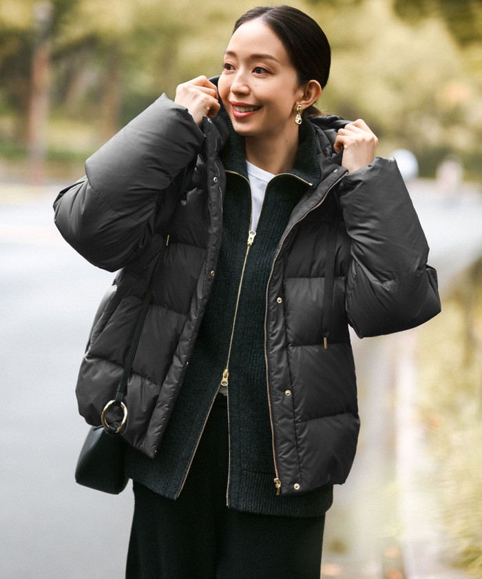 洗える/撥水加工】シレータフタ コンパクト ダウンコート(507495133