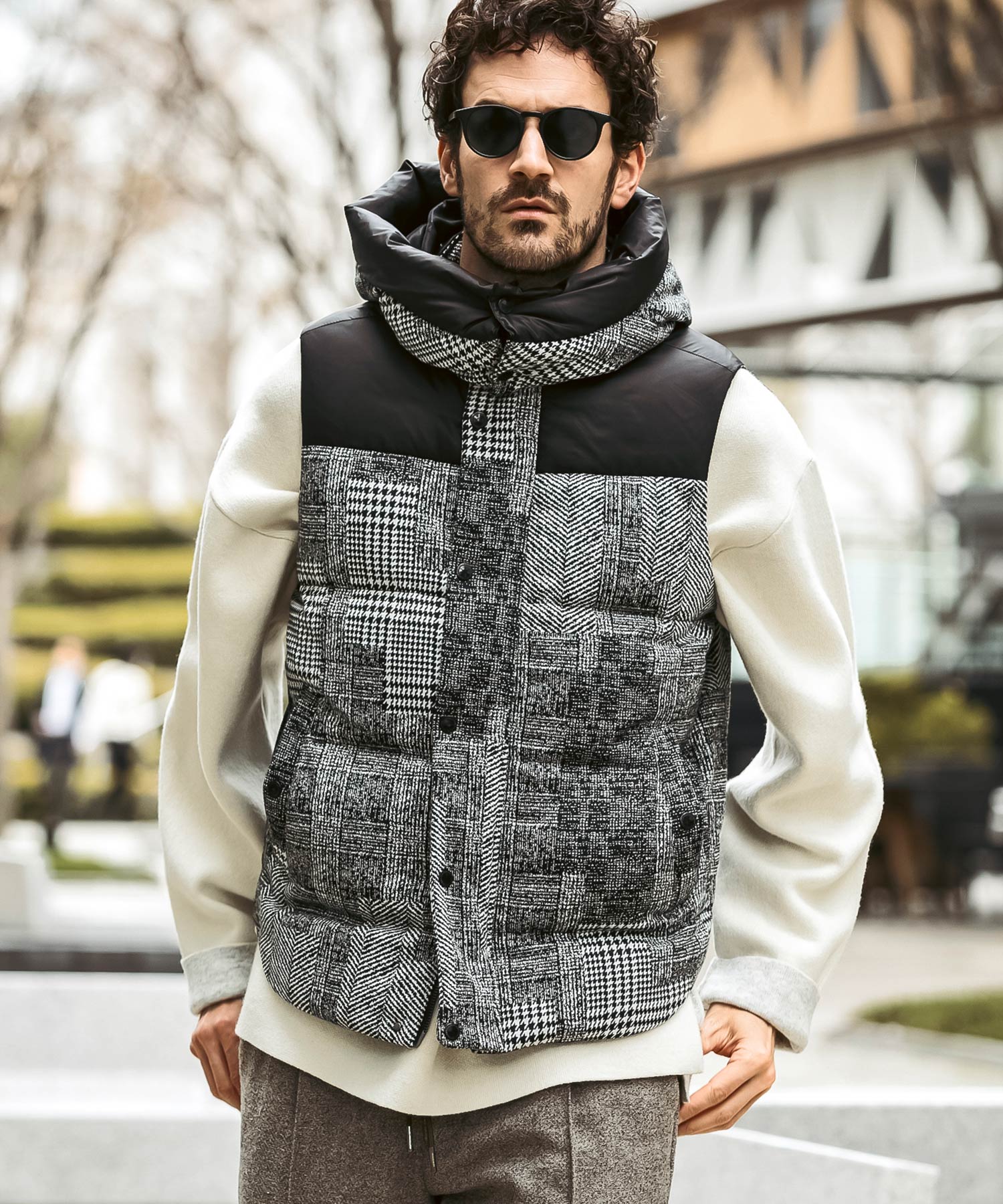 ヘビーベロアトラックジャケット(502550276)｜HANKYU MEN'S