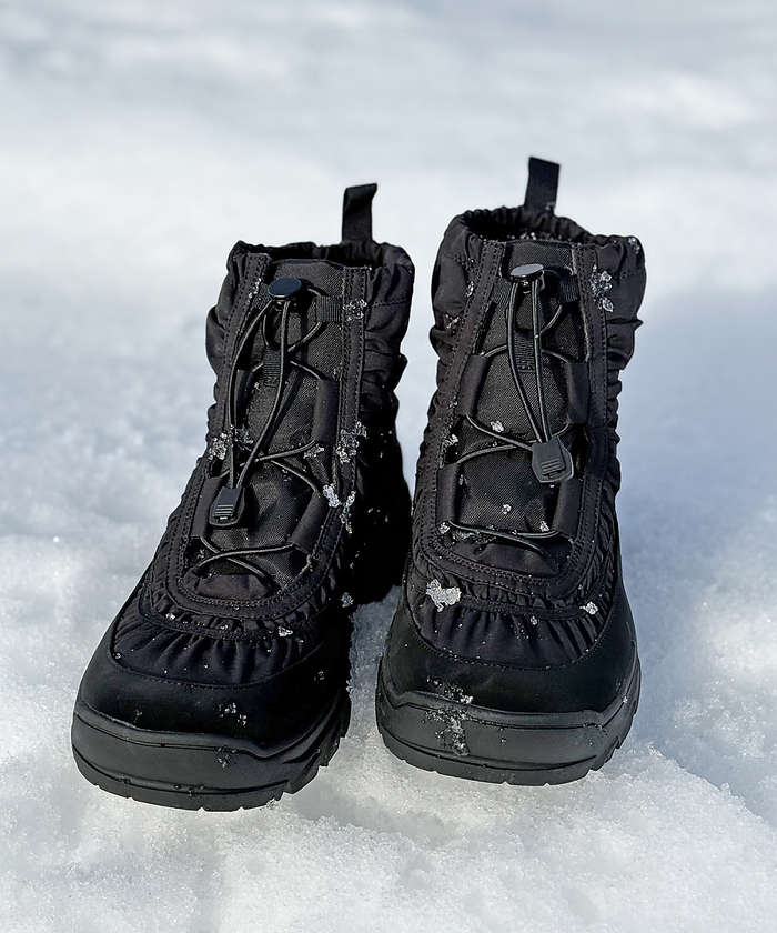 AuBANNISTER 【Vibram/ヴィブラムソール】スノーブーツ ブラック L AuBANNISTER 【Vibram/ヴィブラムソール】スノーブーツ ブラック L