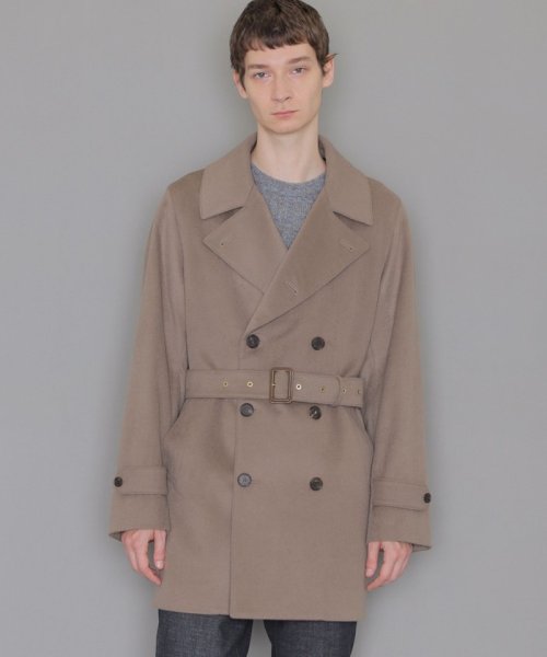 予約販売】ウールカシミヤビーバートレンチコート(506898649)｜HANKYU  