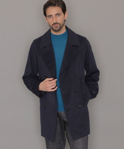 【予約販売】ウールカシミヤビーバートレンチコート