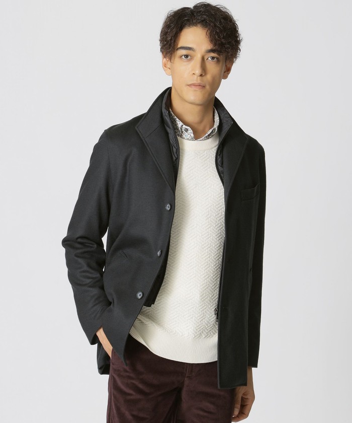 うめ　定価６万円　ポールスチュアート　ゴルフ　ブルゾン GOLF】uts-FIT(R)パディングスタンドジップブルゾン(ブルゾン)｜Paul