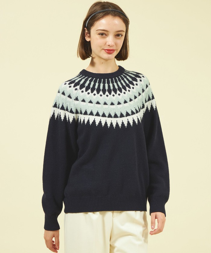 新品[MACKINTOSH]定価40950円 羊毛100%上質でオシャレニット ベーシックケーブルニット(トップス)｜MACKINTOSH PHILOSOPHY