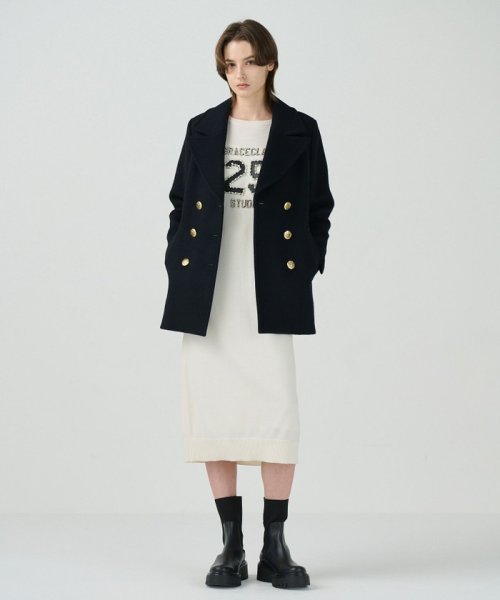 ナンバーモチーフニットワンピース(507518861)｜阪急百貨店公式通販  