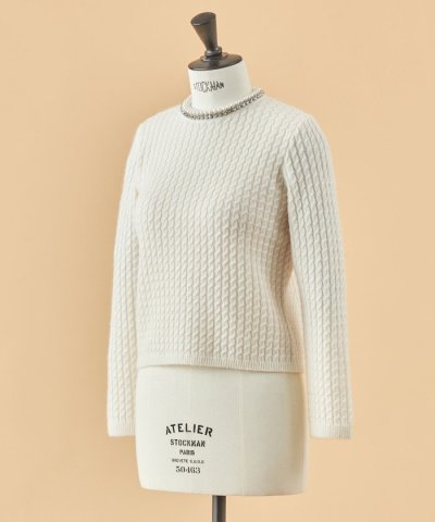 【WEB・一部店舗限定】【ATELIER COLLECTION】ビジューニットプ