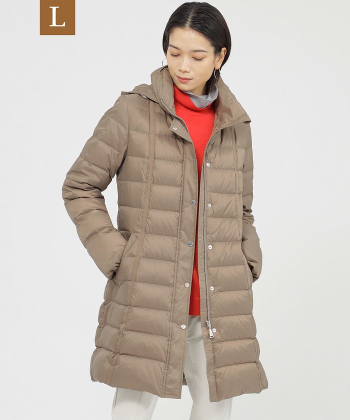 EVEX by KRIZIA ジャケット 40 ベージュ・ブラウン SANYO Style EDITION掲載】【ウォッシャブル】2WAYスムースタフタ