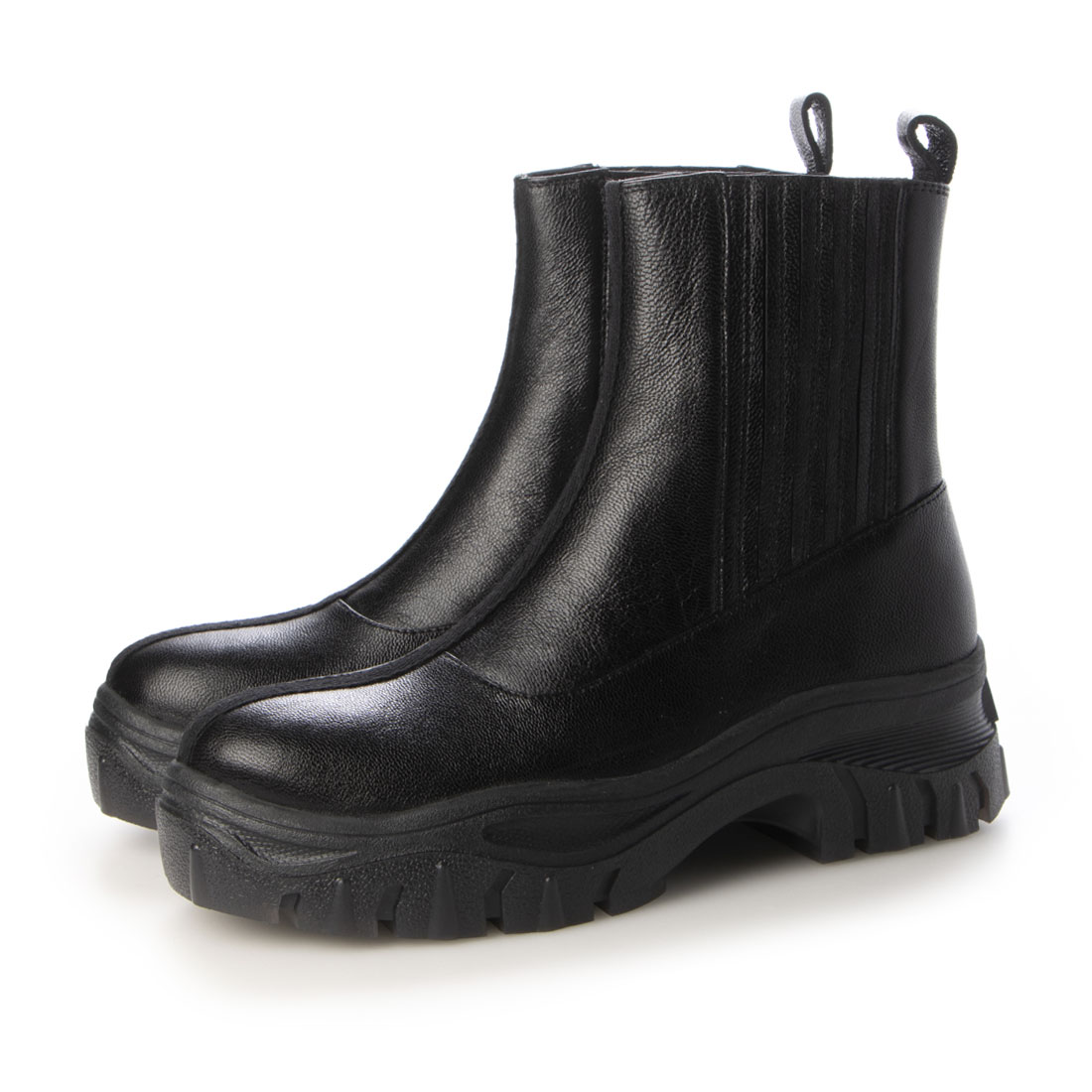 希少モデル【極美品】ユウコイマニシプラス RITU サイドゴアショートブーツ 黒 極美品】ユウコイマニシプラス ショートブーツ ブラック サイドジップ