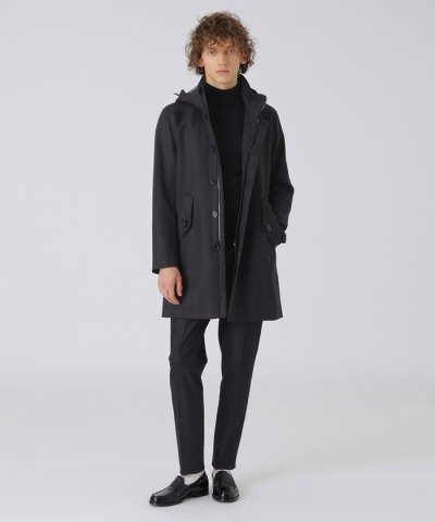 MIYUKIシャドークレストブリッジチェックシティパーカー