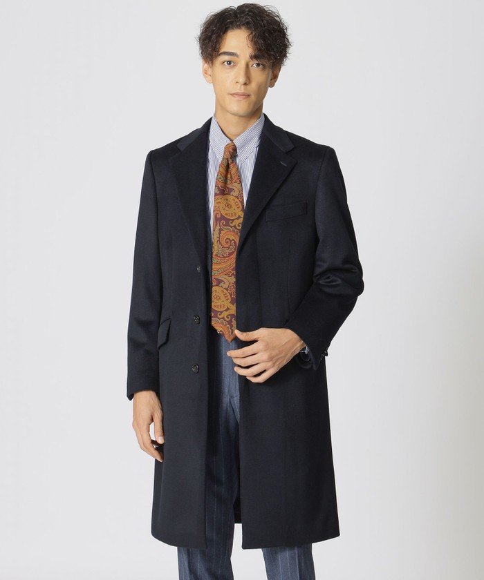 ウールビーバー チェスターフィールドコート(507173667)｜HANKYU MEN 