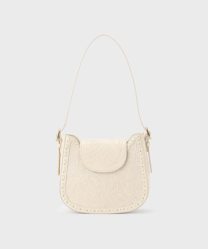 GRACECONTINENTAL Flap CurvyBag エクリュ F GRACECONTINENTAL Flap CurvyBag エクリュ F