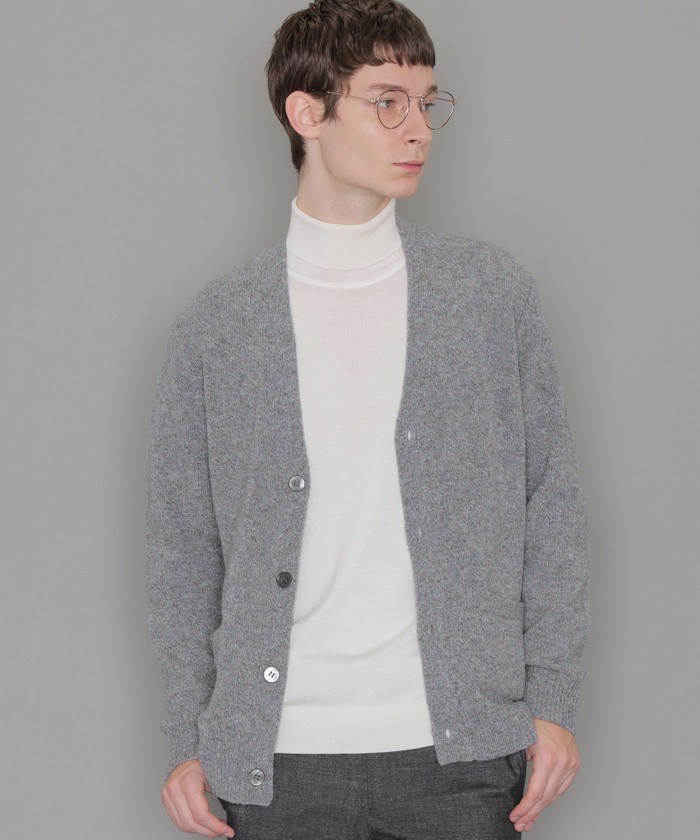 イタリアンシェットランドウールカーディガン(507515164)｜HANKYU